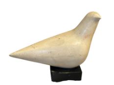 CLEO HARTWIG 20TH CENTURY ARTIST MODERNIST SCULPTURE OF A DOVE