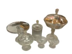 VINTAGE DUNCAN AND MILLER THREE FACES GLASS WARE MADE BY IMPERIAL GLASS CO. CIRCA 1975