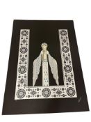 ERTE ROMAIN DE TIROFF RUSSIAN-FRENCH ARTIST LIMITED EDITION SERIGRAPH TITLED BYZANTINE NO. 95/300