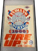 1966 INDIANS MLB BASEBALL SCORE CARD 15 CENT PUBLISHED BY UNION OIL CO. OF CALIFORNIA