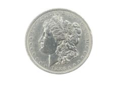 1886 U.S. MORGAN SILVER DOLLAR BU