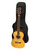 FENDER GDP100 SIX-STRING ACUSTIC GUITAR WITH ROAD RUNNER SOFTSHELL GUITAR BAG