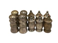 FRANK M. WHITING & CO. AND VINCENT LOLLO STERLING SILVER SALT AND PEPPER SHAKERS