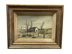 GENE SPECK NORTH DAKOTA BORN, NEVADA ARTIST ORIGINAL MINIATURE OIL ON BOARD PAINTING