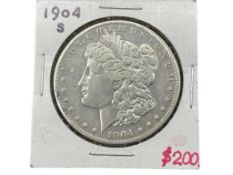 1904-S U.S. MORGAN SILVER DOLLAR