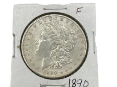 1890 U.S. MORGAN SILVER DOLLAR