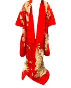 WWII JAPANESE SILK EMBROIDERED UCHIKAKE / FURISODE WEDDING KIMONO