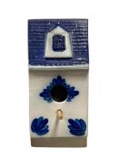 1992 DAVID ELDRETH SALT GLAZED POTTERY BIRDHOUSE
