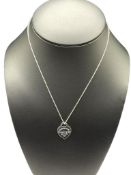 TIFFANY & CO. DESIGNER SIGNED STERLING SILVER CHARM PENDANT NECKLACE