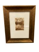 LIMITED EDITION SIGNED ETCHING TITLED PATIO NARANJOS DE SALVADOR - SEVILLA NO. 25/150