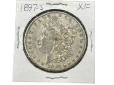 1897-S U.S. MORGAN SILVER DOLLAR
