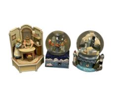 MUSICAL SNOWGLOBES AND MUSICAL FIGURINE