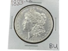 1883-CC U.S. MORGAN SILVER DOLLAR BU