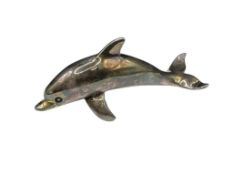 PAOLA CALOSCI DESIGNER SIGNED WEIGHTED STERLING SILVER FIGURINE PAPERWEIGHT