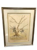 SALVADOR DALI SURREAL ARTIST E.A. ARTIST PROOF PRINT TITLED AASHER TWELVE TRIBES OF ISRAEL SERIES