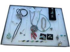 SOUTHWESTERN STERLING SILVER JEWELRY COLLECTION FEATURING SOME TURQUOISE AND CORAL