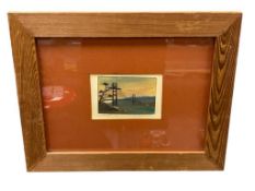 WILLIAM LEROY VINTAGE LIMITED EDITION COLOR ETCHING TITLED GOLDEN GATE NO. 7/15