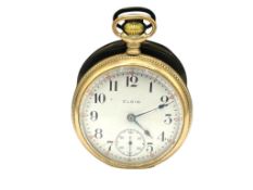1914 ELGIN MODEL 5 SEVEN JEWELS POCKET WATCH