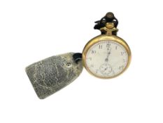 1908 ELGIN SEVEN JEWELS OPEN FACE POCKET WATCH