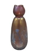 LOETZ ART GLASS BOHEMIA HAND BLOWN IRIDESCENT VASE ART NOUVEAU PERIOD