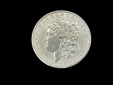 1900 U.S. MORGAN SILVER DOLLAR BU