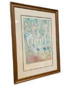 SALVADOR DALI RENOWN SURREALIST ARTIST SIGNED LIMITED EDITION LITHOGRAPH THE JUDGEMENT OF PARIS