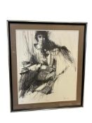 ALDO LUONGO CALIFORNIA IMPRESSIONIST ARTIST LIMITED EDITION LITHOGRAPH TITLED MY OWN NO.