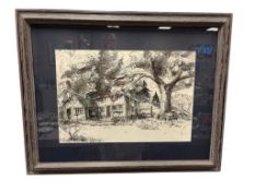 LYLE V. BALL PROLIFIC RENO, NEVADA ARTIST ORIGINAL WATERCOLOR ON PAPER