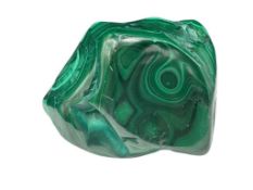 FREEF ORM POLISHED MALACITE GEOLOGICAL SPECIMEN FROM THE DEMOCRATIC REPUBLIC OF CONGO