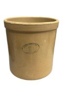 ANTIQUE STONEWARE MASHALL POTTERY 2-GALLON CROCK MADE IN MARSHALL, TX