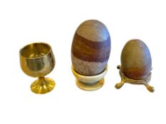 SHIVA LINGAM STONE SACRED IN HINDUISM AS A SYMBOL OF LORD SHIVA FOUND IN NARMADA RIVER, INDIA