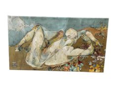 KATE ERIC SAN FRANCISCO ARTIST ABSTRACT OIL AND ACRYLIC PAINITNG ON CANVAS