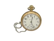1906 HAMILTON 940 21 JEWELS OPEN FACE POCKET WATCH