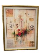 MICHAEL GORBAN ISRAELI ARTIST GICLEE ON CANVAS TITLED ZINA PRODUCED IN 1999