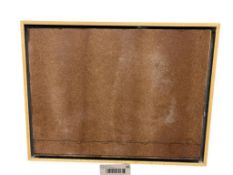 PATRICIA WALLIS LOCAL RENO, NV ARTIST OIL ON COPPER TITLED VIOLET & WHITE