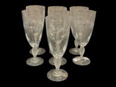 MIKASA CRYSTAL ENCHANTED MOMENTS WINE / ICES TEA GLASSES
