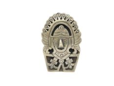 VINTAGE TAXCO MEXICO TUMI INCAN CEREMONIAL AXE PENDANT / BROOCH