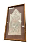 MITCHEL POMERANTZ NEVADA ARTIST LIMITED EDITION RUBBING TITLED TOMBSTONE RUBBING
