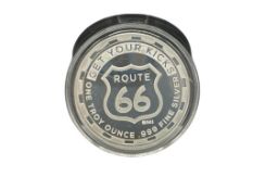 GET YOUR KICKS ON ROUTE 66 .999 FINE SILVER ROUND BY SMI MINT