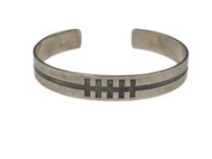 VINTAGE KALEVALA DESIGNER HALLMARKED STERLING SILVER CUFF BRACELET