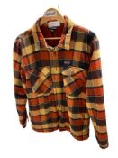 MEN'S PATAGONIA DESIGNER INSULATED FJORD FLANNEL SHIRT JACKET FEATURING PLAID PATTERN