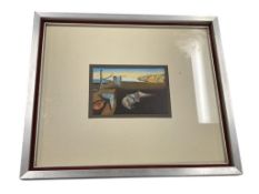 SALVADOR DALI WORLD RENOWN SURREALIST ARTIST ICONIC ART PRINT TITLED THE PRESISTENCE OF MEMORY