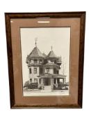 ROY POWERS WASHINGTON BORN, NEVADA ARTIST LIMITED EDITION PRINT THE SIERRA HOUSE NO. 6/125