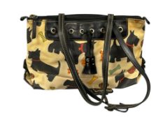 DOONEY AND BOURKE SCOTTIE DOG COLLECTION SATCHEL