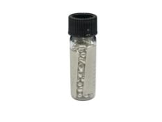 ONE DOLLAR IN SILVER NUGGETS .999 FINE SILVER NUGGETS IN GLASS VIAL
