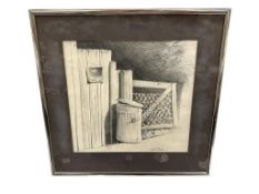 JEFF NICHOLSON ORIGINAL GRAPHITE DRAWING ON PAPER