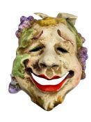 DIONYSUS / BACCHUS PAPIER-MACHE VENETIAN CARNIVAL MASK BY GUERRINO LOVATO OF MONDONOVO MASCHERE M...