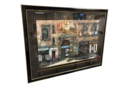 THOMAS PRADZYNSKI 20TH CENTURY POLISH ARTIST LIMITED EDITION PRINT NAPOLI PARISIAN STREET SCENE