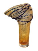 UNIQUE SIMONE CENEDESE VENETIAN MURANO ART GLASS ABSTRACT VASE
