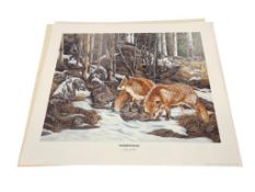 JUDY LARSON 1990 LIMITED EDITION PRINT TITLED WHEREWOLVES NO. 13/4726